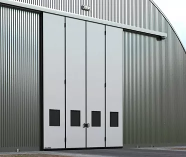 Складчатые ворота DoorHan высокие